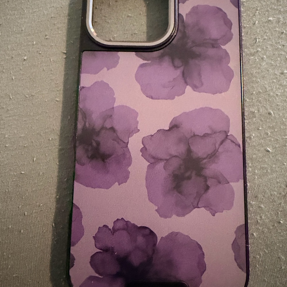 Burga Elite Mag Safe Purple Floral Phone Case 16 pro max